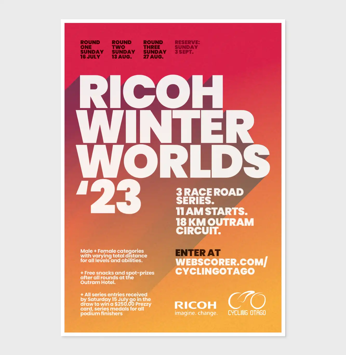 Ricoh Winter Worlds 23 Poster